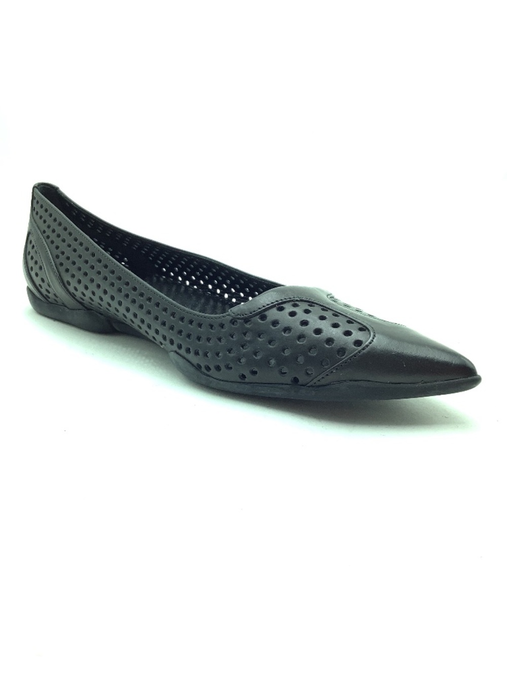 Prada Leather Lasercut Accent Flats Size: US 6/ EU 36